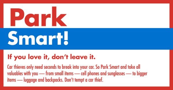 Read more about the article Park Smart! If you love it, don’t leave it