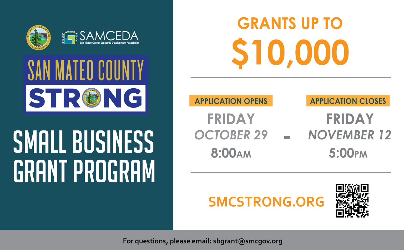 You are currently viewing San Mateo County Strong’s Small Business Grant Program